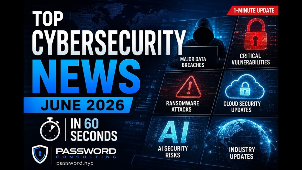 Top Cybersecurity News | June 2026 | World Cup Cyber Threats & AI in 60 Seconds